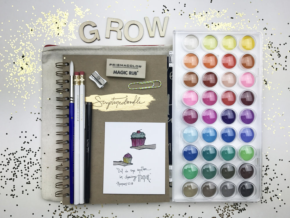 1000x750 Scripturedoodle Watercolor Pack Scripturedoodle Creative Bible - Watercolor Pack