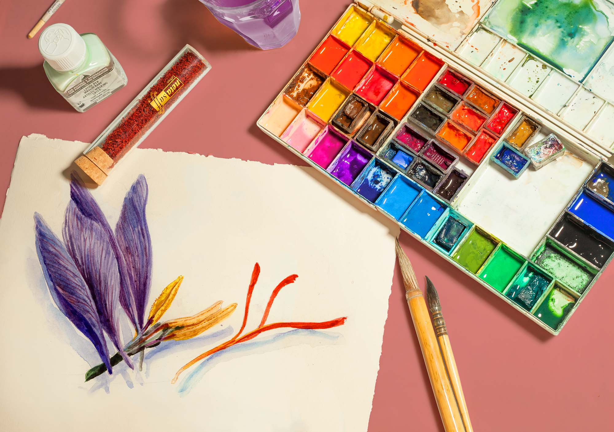 2000x1410 Netasaff Watercolor Packaging Design03 - Watercolor Packaging