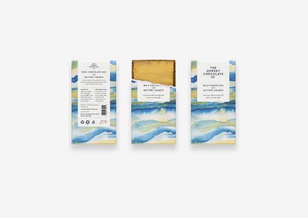600x424 Watercolor Chocolate Packaging Design For Dorset Chocolate - Watercolor Packaging