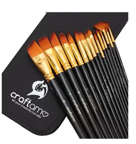 454x480 Art Paint Brush Set For Watercolor, Acrylics, Oil Amp Face Painting - Watercolor Paint Brush Set