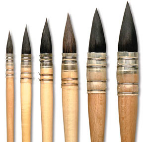 300x285 Paintbrushes For Watercolors How To Buy The Right Watercolor - Watercolor Paint Brushes
