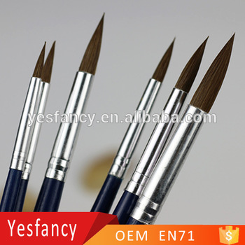 350x350 Professional Long Wood Handle Watercolor Brush Horse Hair Paint - Watercolor Paint Brushes