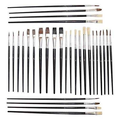 500x498 Set Of 30 Art Paint Brushes - Watercolor Paint Brushes