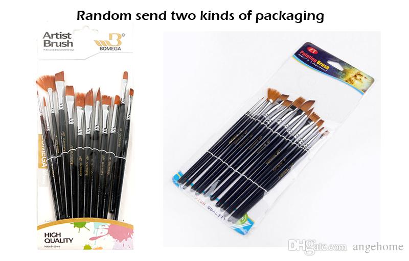 800x512 2018 Watercolor Gouache Paint Brushes Different Shape Round - Watercolor Paint Brushes