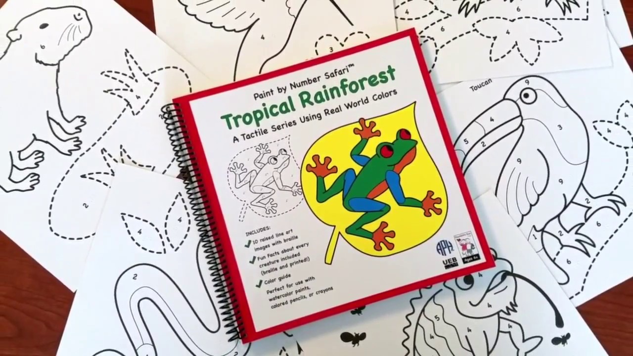 1280x720 Quick Tip Paint By Number Tropical Rainforest - Watercolor Paint By Number