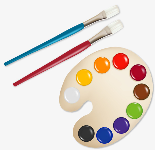 650x628 Pen And Watercolor Paint Board, Watercolor Clipart, Paint Clipart - Watercolor Paint Clipart