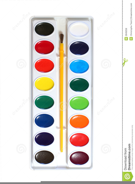 442x600 Watercolor Paints Clipart Free Images - Watercolor Paint Clipart