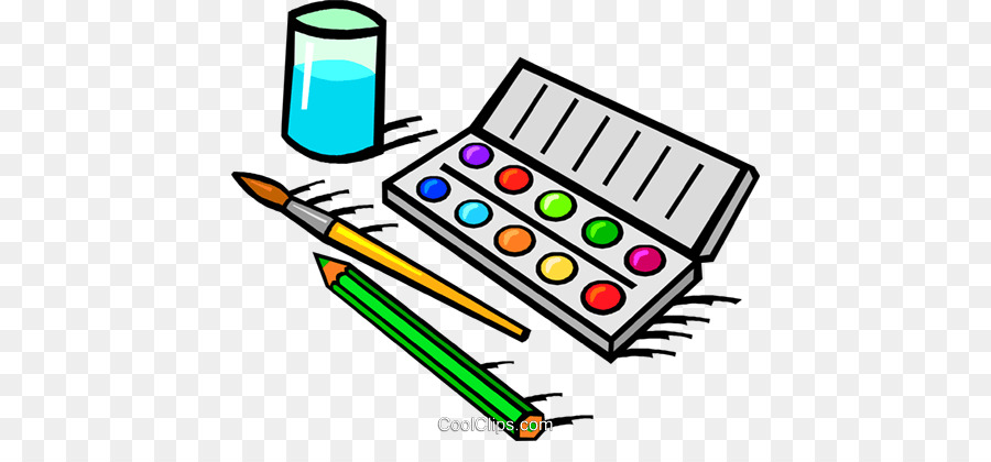 900x420 Watercolor Painting Paintbrush Clip Art - Watercolor Paint Clipart