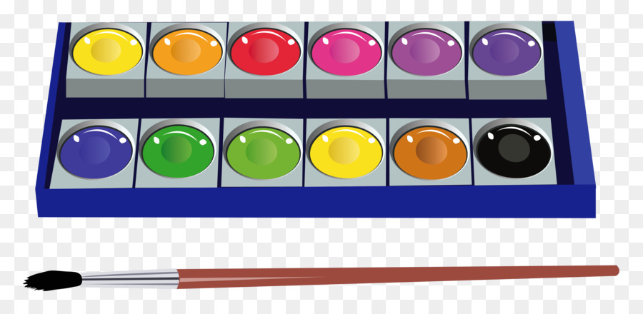 900x440 Watercolor Painting Toy Clip Art - Watercolor Paint Clipart