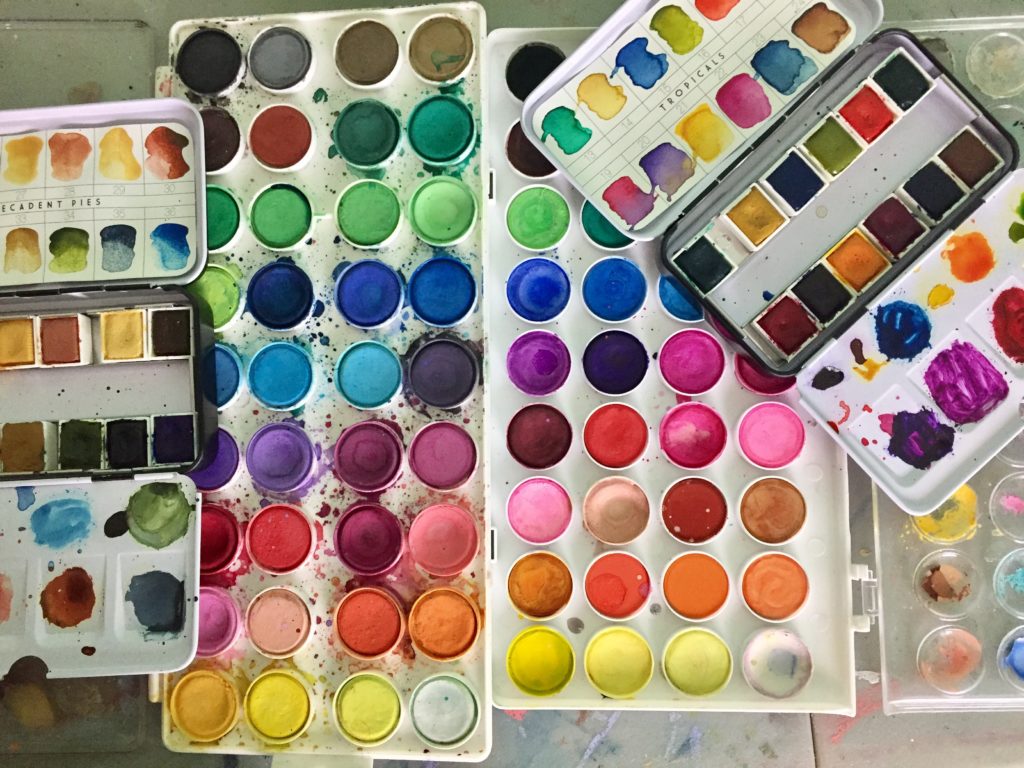 1024x768 Diy Customizable Watercolor Palette Faith Heirlooms - Watercolor Paint Palette