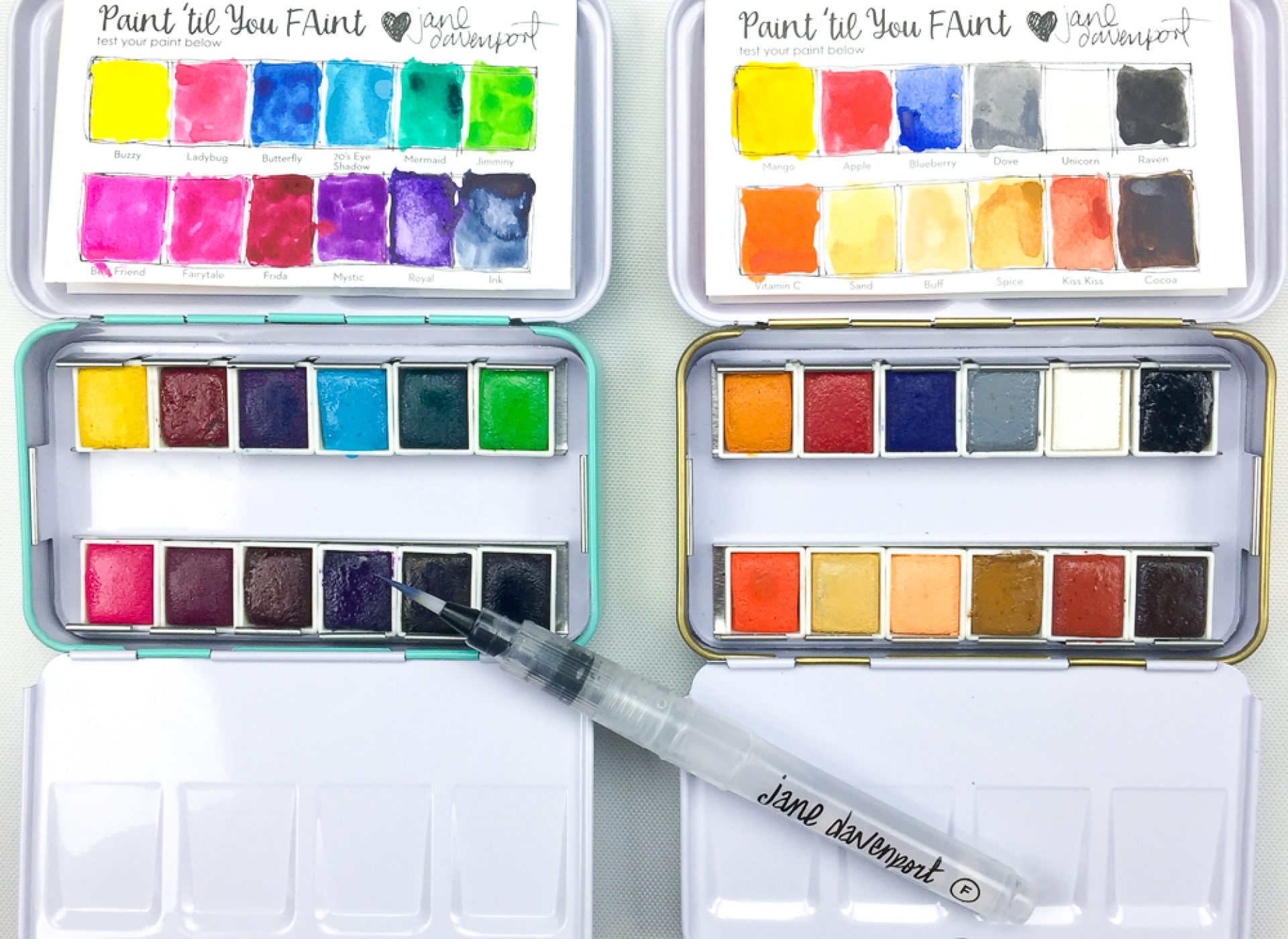 1920x1400 Jd Mm Petite Palette Watercolor Bundle Jane Davenport - Watercolor Paint Palette