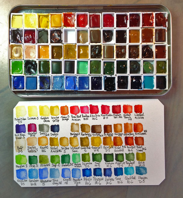 600x648 Perfect Watercolor Palettes For Home And Travel . . . Art Full Life - Watercolor Paint Palette