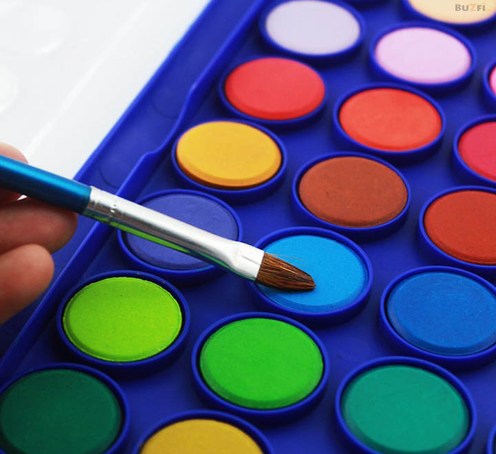 720x660 Solid Powder Paint, Colors Powder, Watercolor Paintbrush, Paint - Watercolor Paint Palette