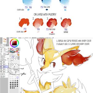 300x300 Coloring Tutorial Sai Tumblr Inspirationa Sai Watercolor Tutorial - Watercolor Paint Tool Sai