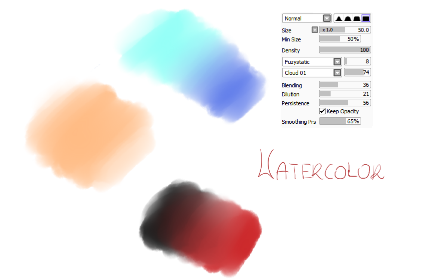 863x561 11 Paint Tool Sai Brush - Watercolor Paint Tool Sai