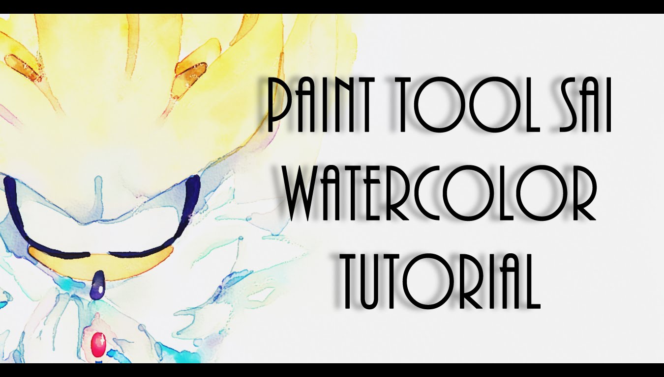 1350x768 Sai Watercolor Tutorial Super Silver - Watercolor Paint Tool Sai