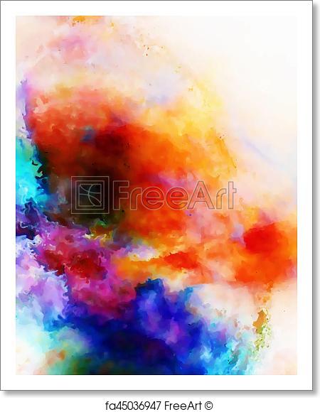 450x580 Free Art Print Of Color Abstract Background And Watercolor - Watercolor Painting Background