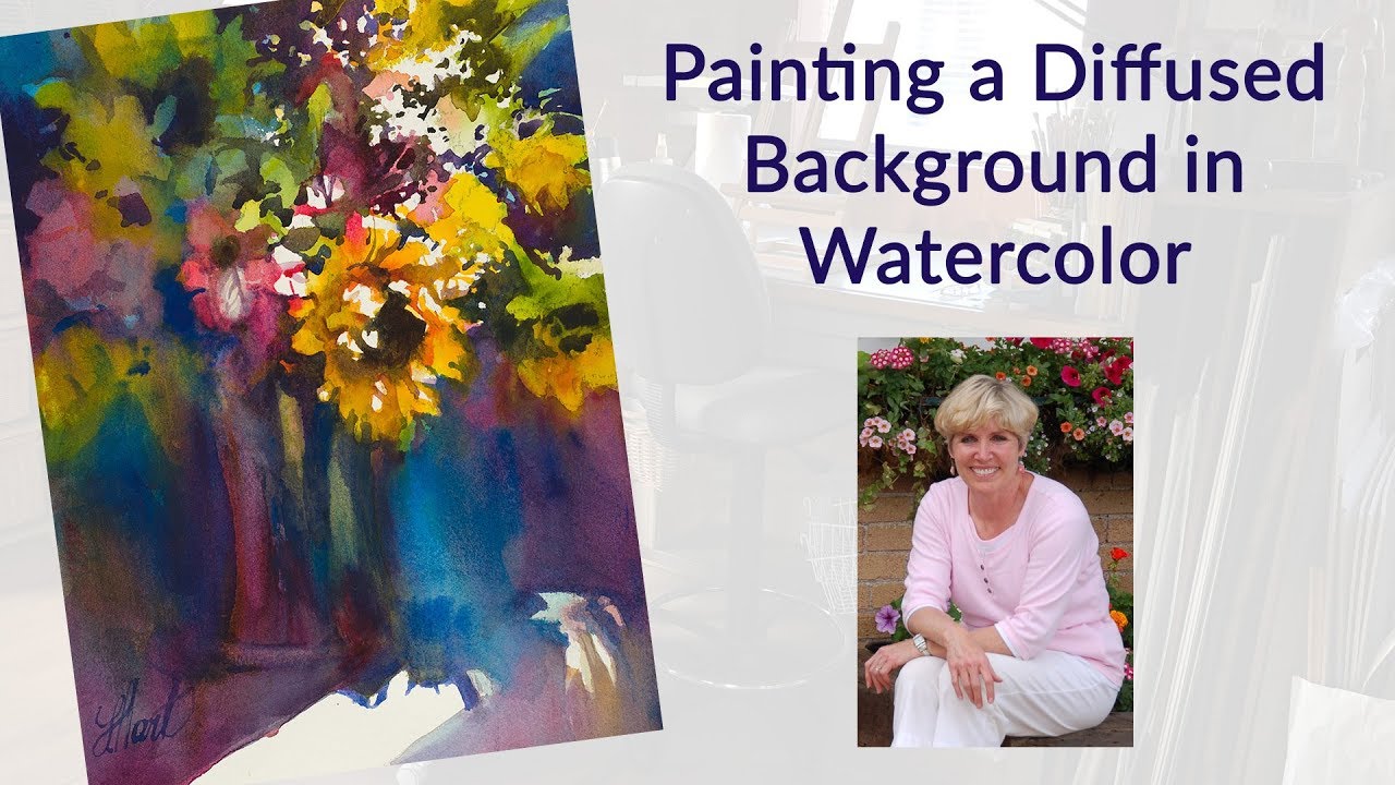 1280x720 Painting A Diffused Background In Watercolor - Watercolor Painting Background