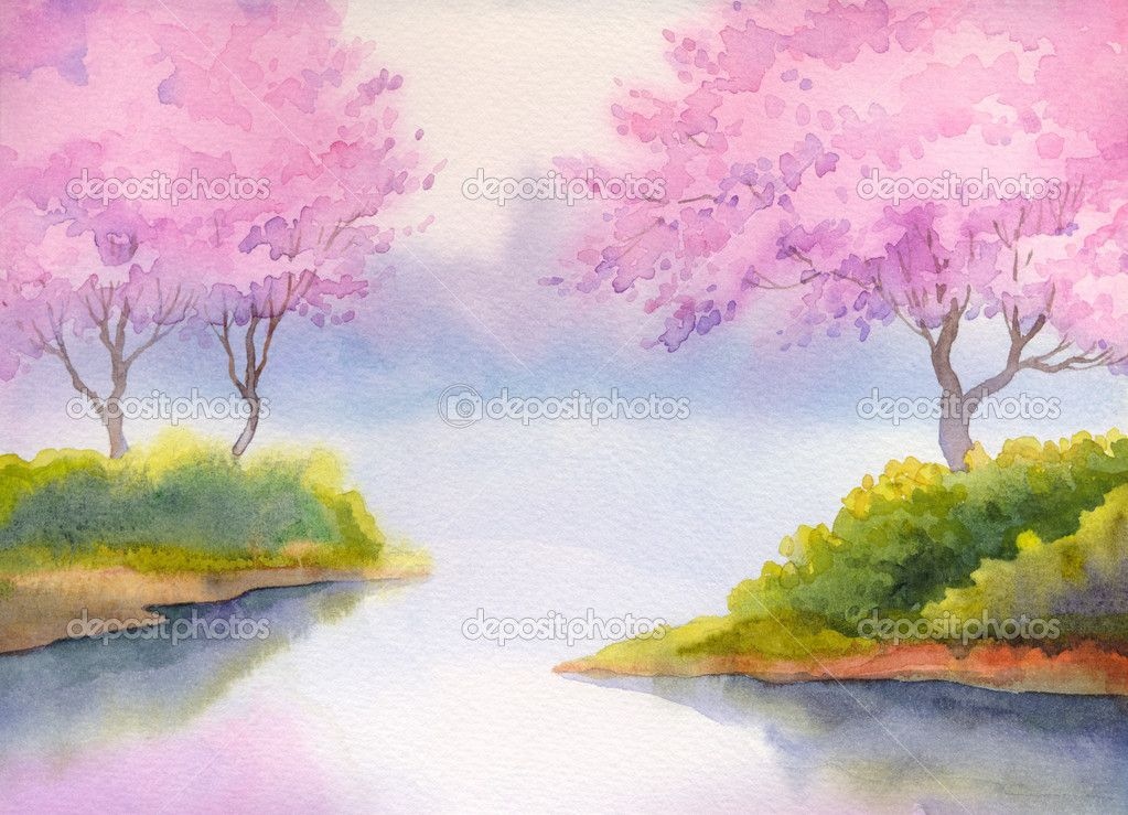 1023x739 Flower Watercolor Ideas Lovely Watercolor Painting Ideas For - Watercolor Painting Designs