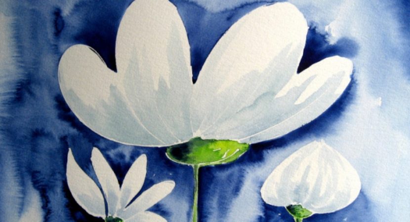 830x450 100 Easy Watercolor Painting Ideas For Beginners - Watercolor Painting Designs