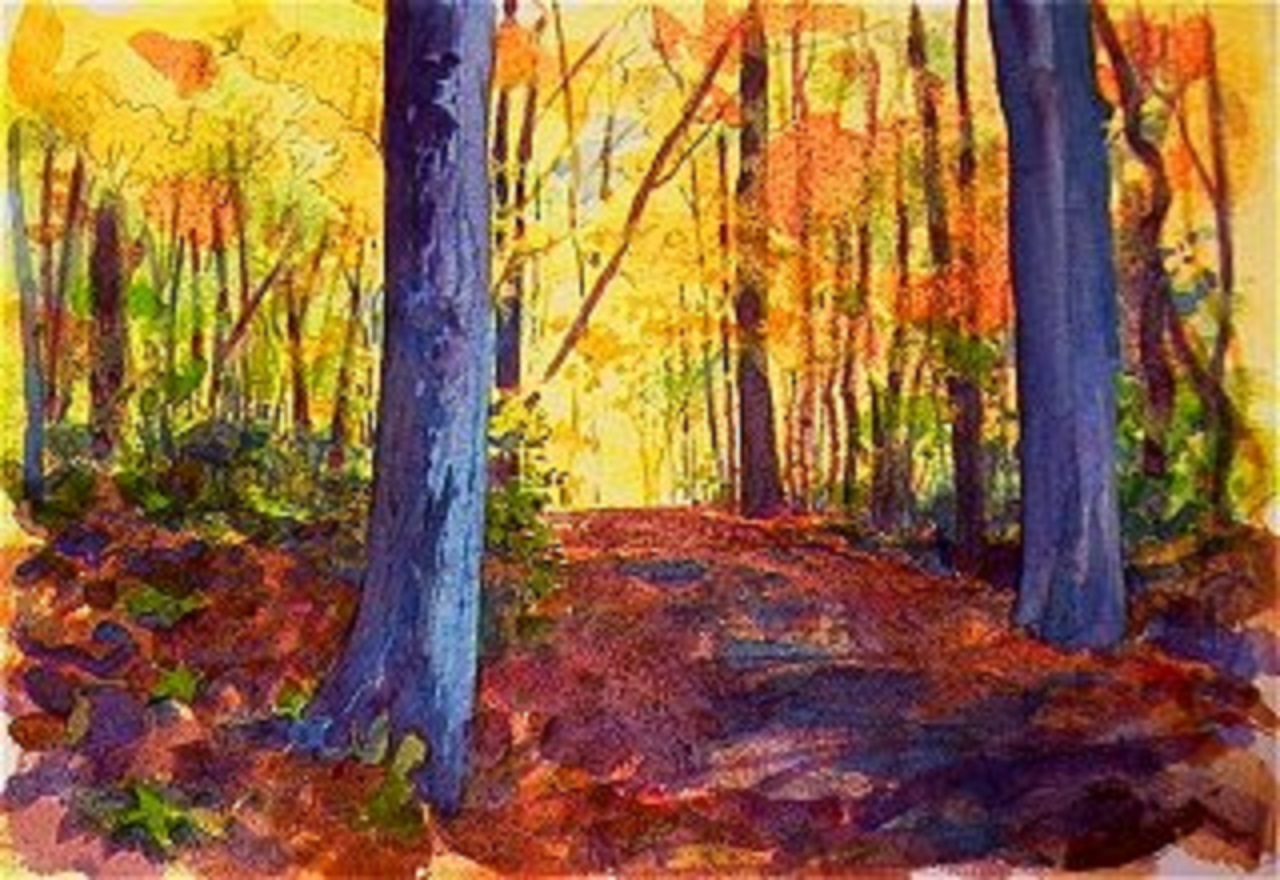 1280x880 Watercolor Technique For Trying Ideas With Tracing Paper - Watercolor Painting Designs