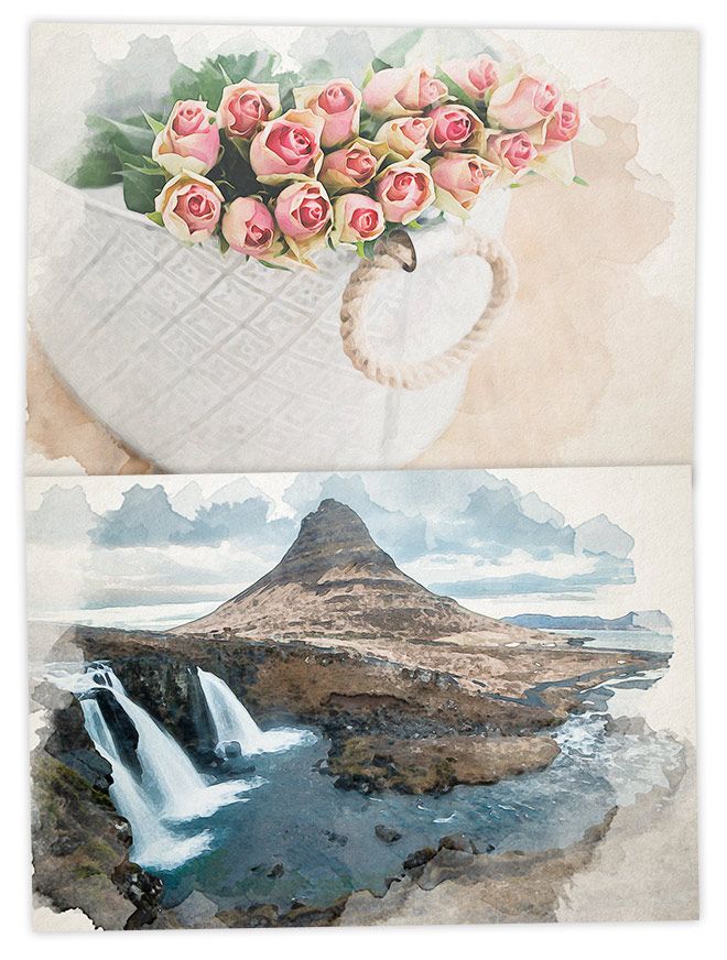 660x872 How To Create A Watercolor Painting Effect In Photoshop Useful - Watercolor Painting Effect