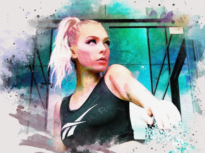 800x600 Realistic Watercolor Painting Effect By Graphicsfuel (Rafi) - Watercolor Painting Effect