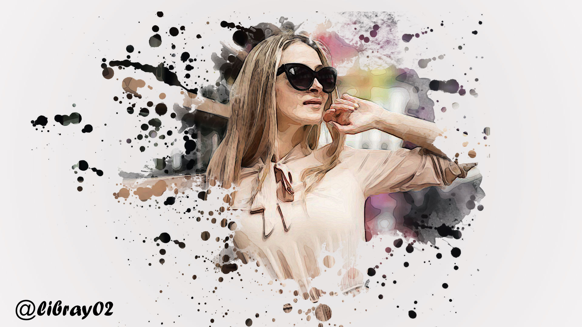 1920x1080 Realistic Watercolor Painting Effect Photoshop Steemit - Watercolor Painting Effect