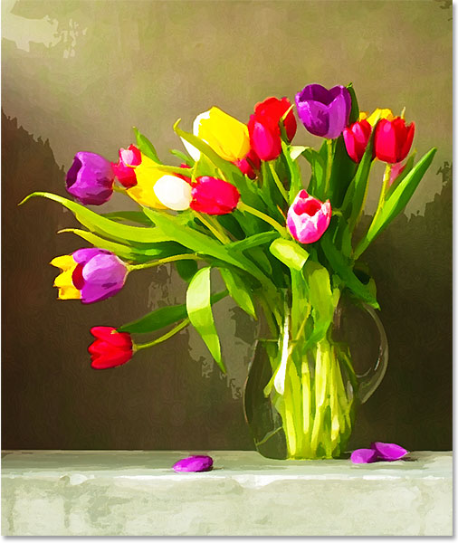 506x600 Watercolor Painting Effect In Photoshop Cs6 - Watercolor Painting Effect