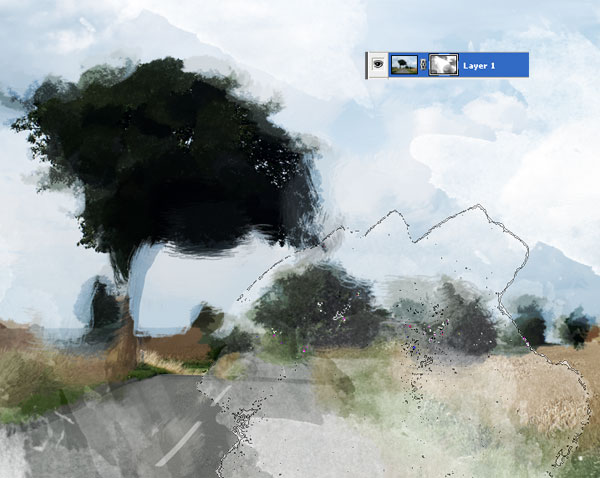 600x478 Create Watercolor Painting Effect With Photoshop Wdremix Top - Watercolor Painting Effect