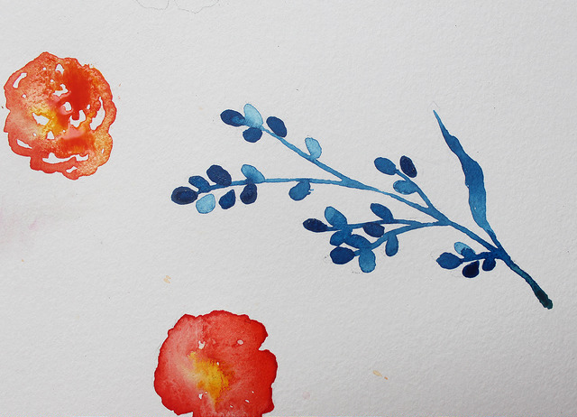 640x462 Easy Watercolor Flower Tutorial - Watercolor Painting For Beginners Flowers