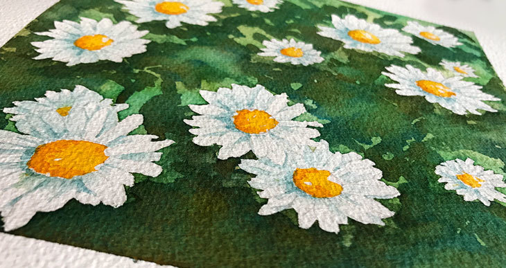 730x387 How To Paint Watercolor Flowers For Beginners Step By Step - Watercolor Painting For Beginners Flowers