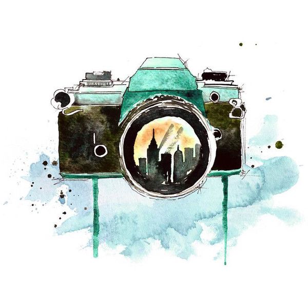 600x600 Photography Quotes Watercolor Painting Print Art Piece - Watercolor Painting From Photographs
