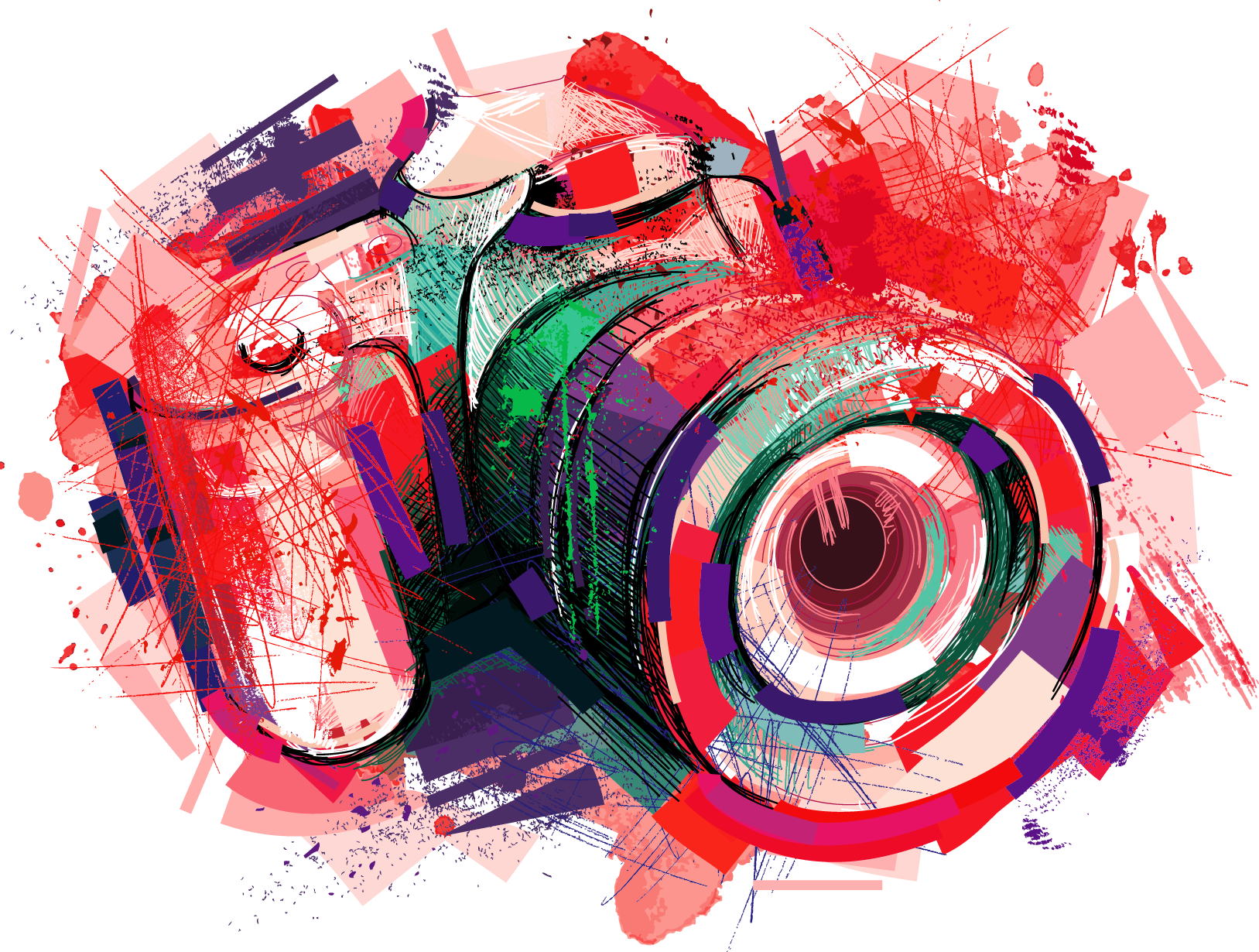 1627x1230 Camera Photography Watercolor Painting - Watercolor Painting From Photographs
