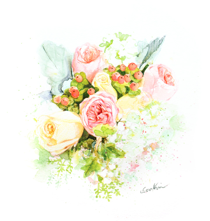 720x758 Soo Kim - Watercolor Painting Illustrator