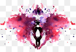 260x180 Rorschach Test Royalty Free Watercolor Painting - Watercolor Painting Inspiration