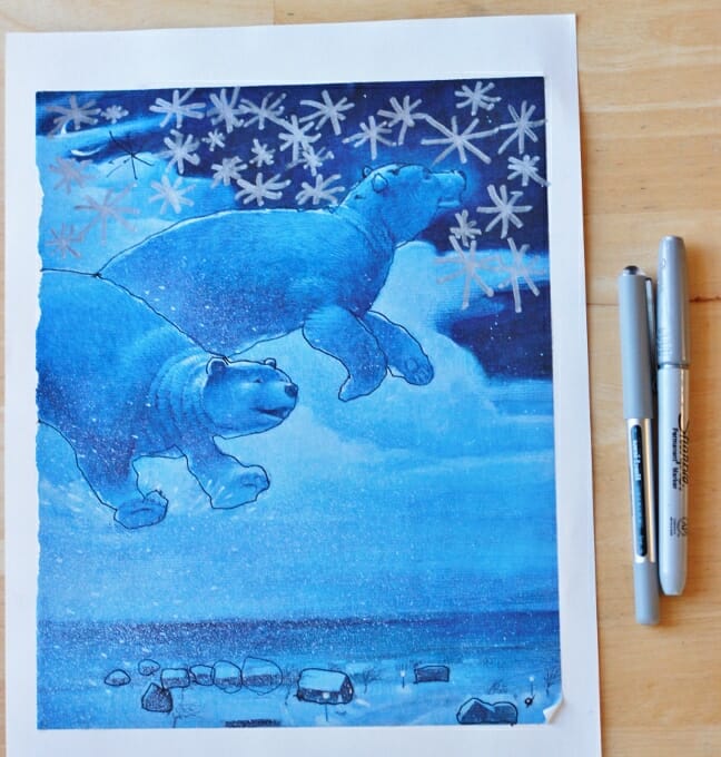 648x680 Drawing Prompts For Kids Using Magazine Pictures - Watercolor Painting Magazines