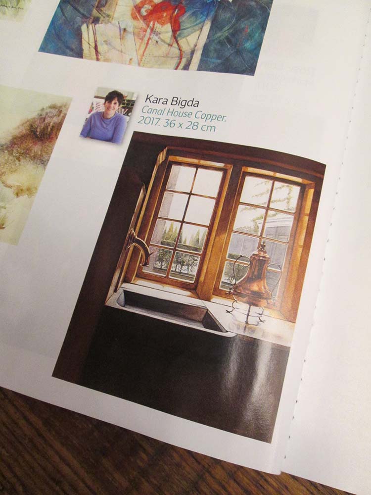 750x1000 Kara K. Bigda Crazy Surprises! - Watercolor Painting Magazines