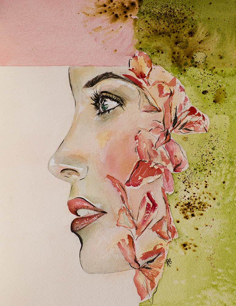 773x1000 Regina Buryak Jute Fashion Magazine - Watercolor Painting Magazines