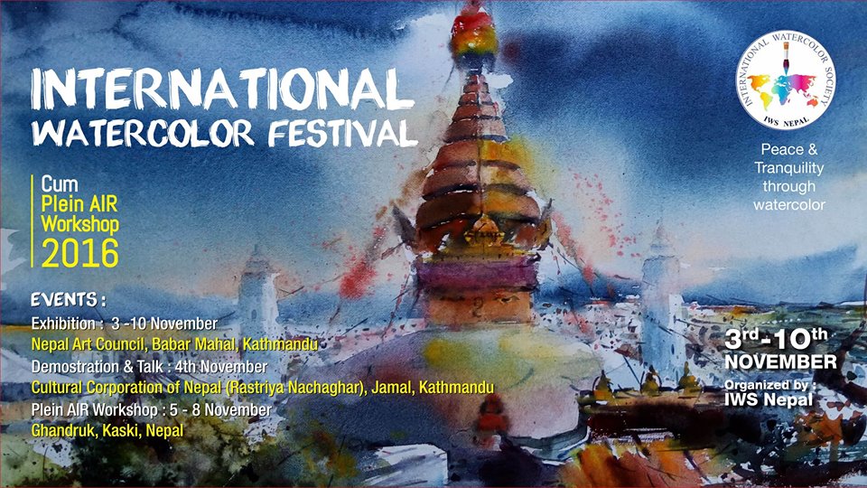 960x540 Water Color Painting Workshop Begins In Ghandruk - Watercolor Painting Magazines