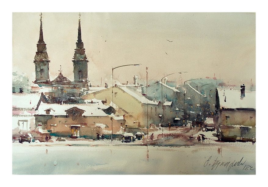878x612 Watercolor Paintings By Dusan Djukaric - Watercolor Painting Magazines