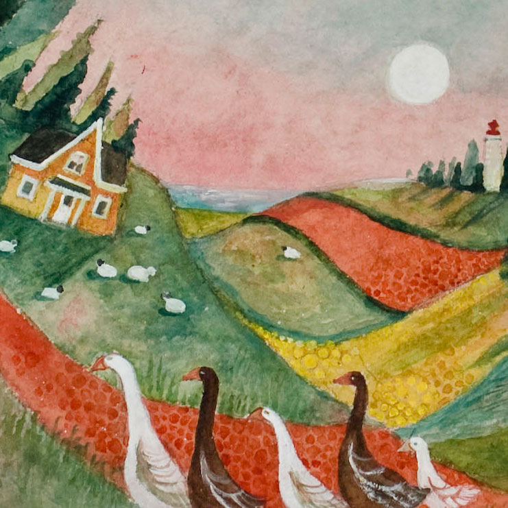 741x741 A Perfect World (Original Watercolor Painting) - Watercolor Painting Of The World