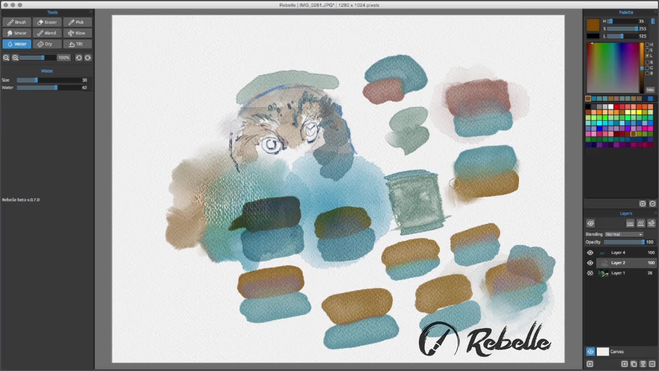 1284x724 Rebelle Tutorial - Watercolor Painting Software