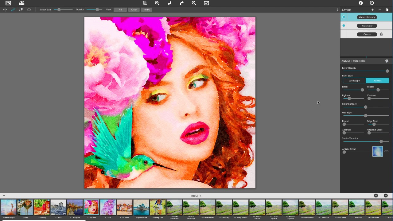 1280x720 Watercolor Studio - Watercolor Painting Software