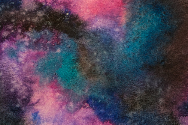 626x417 Watercolor Painting Space Background, Abstract Galaxy Watercolor - Watercolor Painting Space