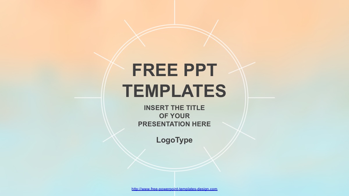 1200x675 Pastel Watercolor Painted Free Powerpoint Template - Watercolor Painting Templates