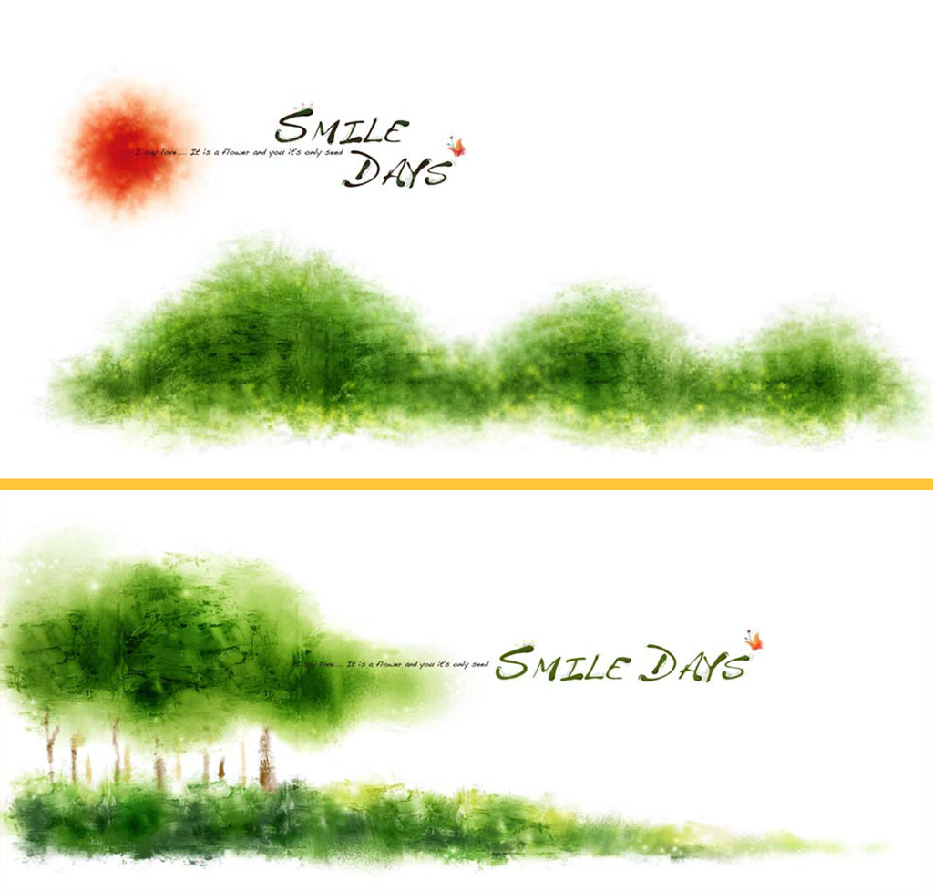 1024x978 Rizhao Qingshan Watercolor Painting Pattern Psd Layered Psd Image - Watercolor Painting Templates