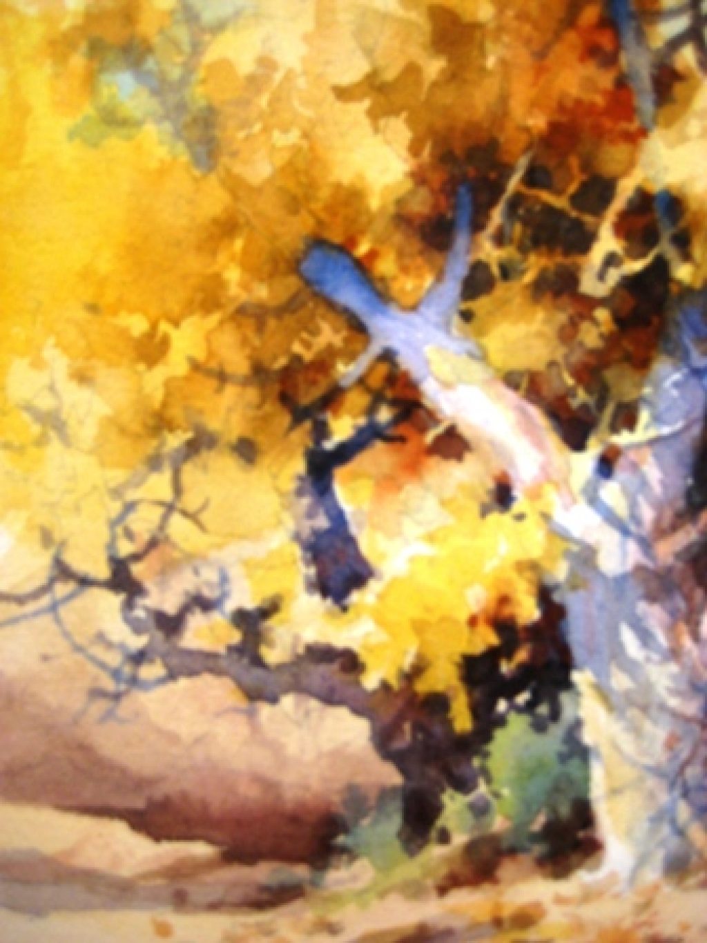 1024x1365 How To Paint Foliage Using Negative Painting In Watercolor - Watercolor Painting Texture