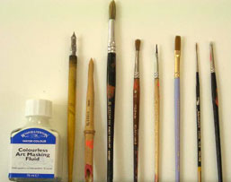 257x203 Free Watercolor Lesson Simple Watercolor Painting For A Gift Card - Watercolor Painting Tools