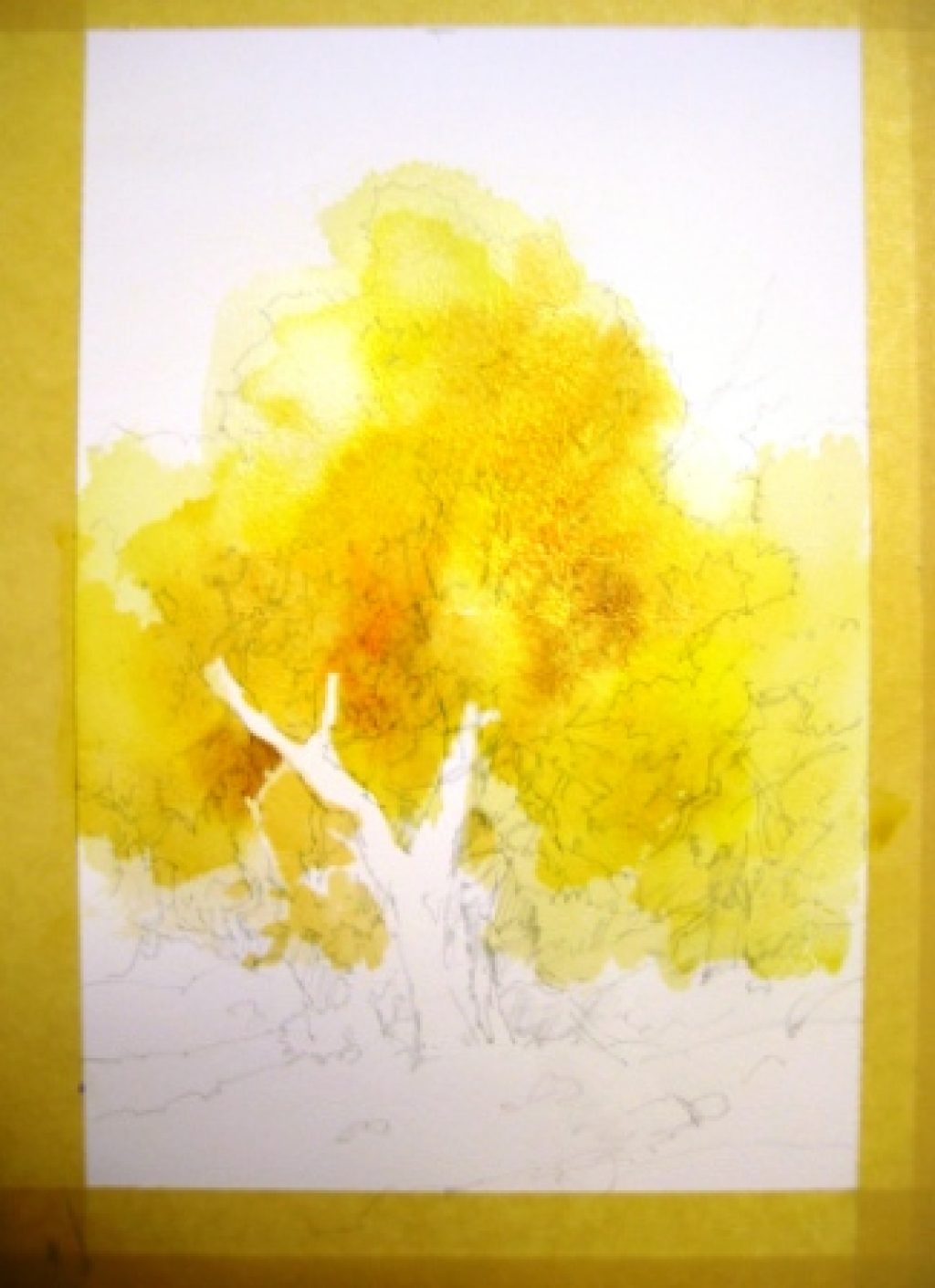 Watercolor Painting Trees And Foliage at Explore